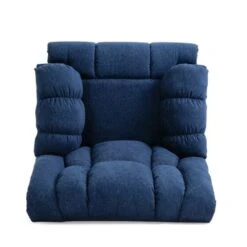 Coosa Indoor Pillow Tufted Massage Recliner By Christopher Knight Home - Black + Navy Blue -Baxton Acme Shop e3e2792a f588 4f39 97f3 34f6795b1a73