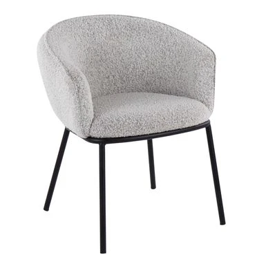 Porch & Den Kacie Upholstered Arm Chair - Cream Fabric 17 Porch & Den Kacie Upholstered Arm Chair - Cream Fabric - Image 15