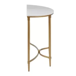 Cosette White/Gold Console Table -Baxton Acme Shop e5323afb eae9 44e5 848d 65a28398b70d