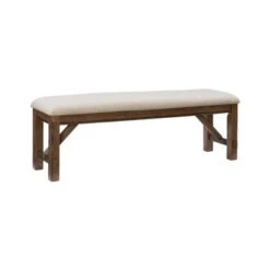 Delmont Bench Rustic Umber