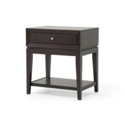 Urban Designs 27-Inch Brown Modern Accent Table And Nightstand