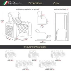 Valencia Oslo Top Grain Nappa 11000 Leather Theater Seating Power Recliner Row Of 2 Loveseat Black - Black With Power Headrest And Power Lumbar Support 13 Valencia Oslo Top Grain Nappa 11000 Leather Theater Seating Power Recliner Row Of 2 Loveseat Black - Black With Power Headrest And Power Lumbar Support -Baxton Acme Shop e7712e8f 01a6 4db8 b8d1 4c7e660e15b0