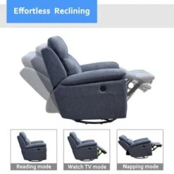 Mars Glider & Swivel Power Recliner With USB Port - Khaki -Baxton Acme Shop e7cea980 e227 45f5 96c0 788bb1cdf95d