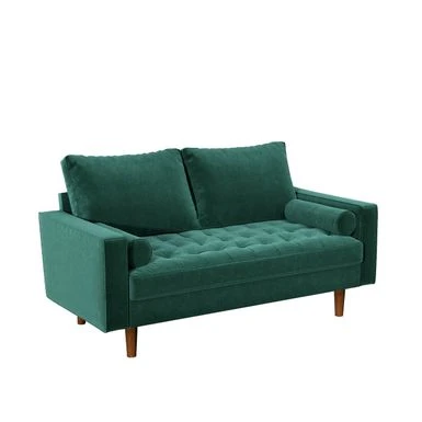 Hazen Tufted Loveseat - Green 6 Hazen Tufted Loveseat - Green - Image 4