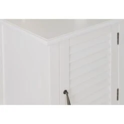 Sandifer Shutter Door Table White -Baxton Acme Shop e81822d8 a5d4 4482 9731 1001fb0e78ca