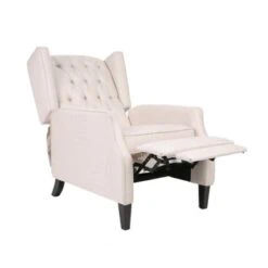 Keating Traditional Wingback Recliner By Christopher Knight Home - Gray -Baxton Acme Shop e8224450 92c8 47a5 b848 cc8efef2b84d