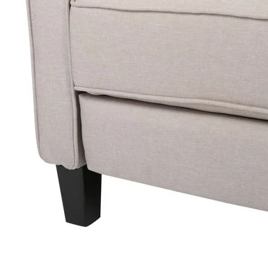 Darvis Recliners (Set Of 2) By Christopher Knight Home - Light Gray + Dark Brown 9 Darvis Recliners (Set Of 2) By Christopher Knight Home - Light Gray + Dark Brown - Image 7