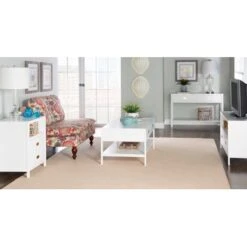 Pervis End Table White -Baxton Acme Shop e9797cd8 f6a9 4be3 8729 ac9005cdc7d6
