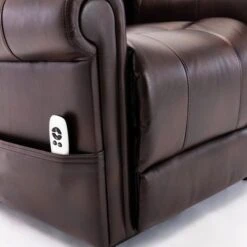 Lukas Faux Leather Lift Chair With Massage By Greyson Living - Navy Blue -Baxton Acme Shop e98a383d 4be1 4fa7 ad27 aa2d4da369a3