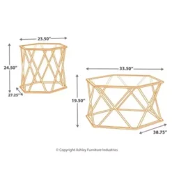 Chrome Finish Madanere Occasional Table Set (3/CN) -Baxton Acme Shop eb20d5ef f49e 42c9 ae26 e2ba37b25009