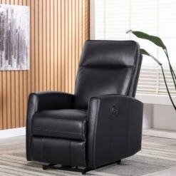 27.25'' Wide Auto Glider Standard Recliner - Grey -Baxton Acme Shop ec2673a8 652b 43c1 8474 248fda4f8e82