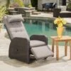 Ostia Wicker Recliner With Cushion By Christopher Knight Home - Brown -Baxton Acme Shop ed225e80 5602 48e0 8bd6 99c9fc10a312