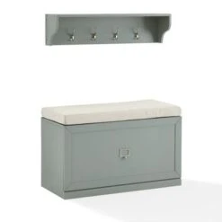 Harper 2Pc Entryway Set - 16.5"x33"x74" - Gray -Baxton Acme Shop ed894a08 951a 4925 b94a 653195446d3a