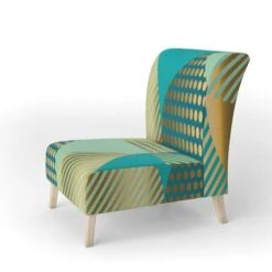 Designart "Luxury Retro Drops II" Upholstered Mid-Century Accent Chair - Arm Chair - Side Chair -Baxton Acme Shop edb666d6 98e0 496e b3b3 4c2d06953ef7