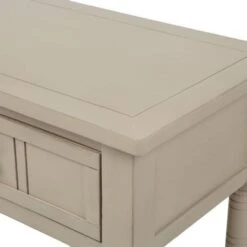 Daisy Series Console Table Traditional Design With Two Drawers And Bottom Shelf Acacia Mangium - Espresso -Baxton Acme Shop eeaf9700 0bb6 4eb9 a0ab 6eed3d669d59