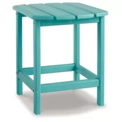 Turquoise Sundown Treasure Rectangular End Table