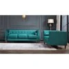 Kittleson Classic Nailhead Chesterfield 2 Piece Living Room Set - Green -Baxton Acme Shop f00c23ab 0e61 4471 a8f0 9b049022211d
