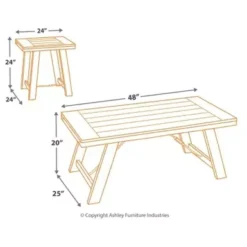Black/Pewter Noorbrook Occasional Table Set (3/CN) -Baxton Acme Shop f06602dc fd89 432f 85e4 62d816e23469