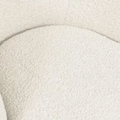 Poly And Bark Alma Swivel Lounge Chair - Crema White Boucle -Baxton Acme Shop f07f019a a759 48e4 9df3 a755d4cba3a1