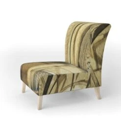 Designart "Architectural Detail Of Paris In Winter" Upholstered Mid-Century Accent Chair - Arm Chair - Side Chair -Baxton Acme Shop f0812fc2 e14d 4534 8c63 07d1afa19101