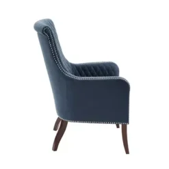 Dark Blue Heston Accent Chair -Baxton Acme Shop f0c0cf61 fdc2 48d0 a778 2ffe174fb2ac