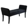 Chatham Bench In Black Velvet -Baxton Acme Shop f0dbe8a1 8d80 4961 89f1 0673d04ddeb0