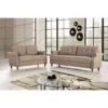 Bruce Nailhead Living Room Set-Loveseat & Sofa - Camel -Baxton Acme Shop f11b19cc ee77 40eb 9d47 4e34190c4661