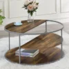 Industrial Gray/Walnut Coffee Table -Baxton Acme Shop f19b34fa 49e8 48a3 ace6 283446aaeb87