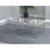 Geometric Frame Rectangular Coffee Table Chrome -Baxton Acme Shop f3647524 d2a6 4fb1 9483 4431e20d068d