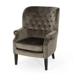 Tomlin Nailhead Velvet Club Chair By Christopher Knight Home - Grey 30 Tomlin Nailhead Velvet Club Chair By Christopher Knight Home - Grey -Baxton Acme Shop f39b3a64 403b 4729 b05b e3b3feeb4efd