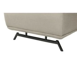 Abbyson Whitney Fabric Chair With Metal Legs - Cream -Baxton Acme Shop f427f464 c863 4da3 9dab a4234a988dc5