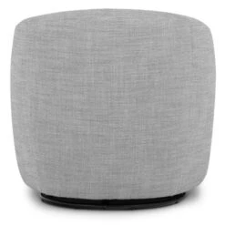 Poly And Bark Alma Swivel Lounge Chair - Crema White Boucle -Baxton Acme Shop f4d65e2a 02a2 442f 8826 a8a73f076576