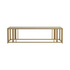 Eastbrook Metal Frame Coffee Table Matte Brass -Baxton Acme Shop f6cc6a80 572b 4b5f bd03 ee9d2bec2d74