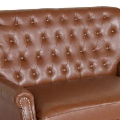 Trillium Faux Leather Oversized Recliner With Nailhead Trim By Christopher Knight Home - Espresso/ Cognac -Baxton Acme Shop f870e5b9 766c 467e 95da cb7b37e807d8