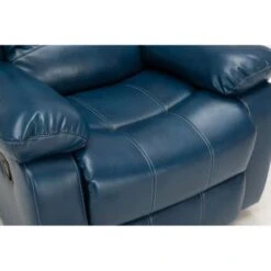 Charleston Leather Gel Glider Rocker Recliner By Greyson Living - Blue -Baxton Acme Shop f8c1d8be 03fd 40a2 a6ce 64b0ddb579d3