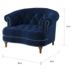 La Rosa Victorian Tufted Upholstered Accent Chair - Opal Grey Velvet 27 La Rosa Victorian Tufted Upholstered Accent Chair - Opal Grey Velvet -Baxton Acme Shop f9371106 e763 4517 8d1b 8741a6f86afa