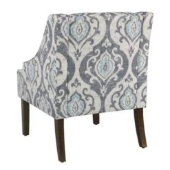 Copper Grove Boulogne Swoop Arm Chair - Blue -Baxton Acme Shop f97c9005 29cb 4895 bcbe aabe292dba53