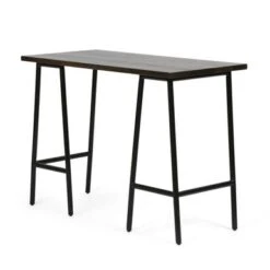 Darke Modern Industrial Handmade Mango Wood Console Table By Christopher Knight Home - 42.00" L X 20.00" W X 30.75" H - Brown + Black -Baxton Acme Shop faac35db 774d 4538 98fc 3e7998467d0c