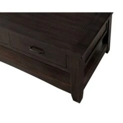 Wooden Coffee Table With Two Drawers, Espresso Brown - 3 And 4 Legs - Brown - Wood -Baxton Acme Shop fbc7397b 9f80 411b 827c 8b305351005d