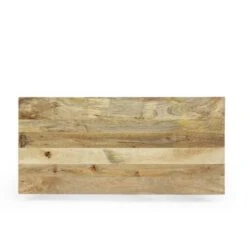 Toccoa Modern Industrial Handmade Mango Wood Console Table By Christopher Knight Home - Natural + Black -Baxton Acme Shop fca00c6f 7b4b 46b7 9d10 ff92ad884a7f