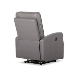 27.25'' Wide Auto Glider Standard Recliner - Grey -Baxton Acme Shop fda4d5b6 6f0e 4be7 95d5 102740055be3