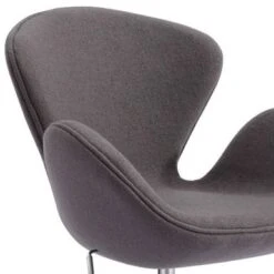 MOS Mid-Century Modern Wool Swivel Adjustable Accent Lounge Chair - Red -Baxton Acme Shop fe377606 3c96 4e1d aed4 0af6dc677a0f