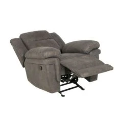 Greyson Living Austin Grey/Brown Microfiber/Wood Glider Reclining Chair - Austin Cocoa Recliner -Baxton Acme Shop fe44e550 1a09 46ae 86b7 8a25eb1f0986