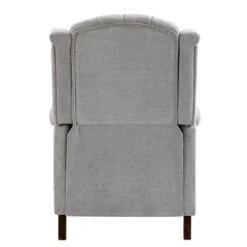 Clihome Push Back Reclining Chair - Grey -Baxton Acme Shop fe73b792 f4e9 48d6 83a1 f5f0acb87260