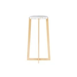 Larch Drink Table Gray Marble -Baxton Acme Shop fef65dbc 6ab3 4e14 b632 578bdfdd485e