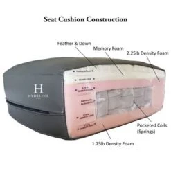 Hydeline Oxford Top Grain Leather Chair With Feather, Memory Foam And Springs - Caramel Brown -Baxton Acme Shop ff71b270 8096 442a a1e0 9f302d66ebfd