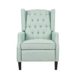 Keating Traditional Wingback Recliner By Christopher Knight Home - Gray -Baxton Acme Shop ff8b7377 340d 426f b60b 2583276cd735