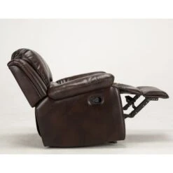 Charleston Leather Gel Glider Rocker Recliner By Greyson Living - Blue -Baxton Acme Shop ff96c8e4 9f12 4a68 a2ef e42d8f61e460